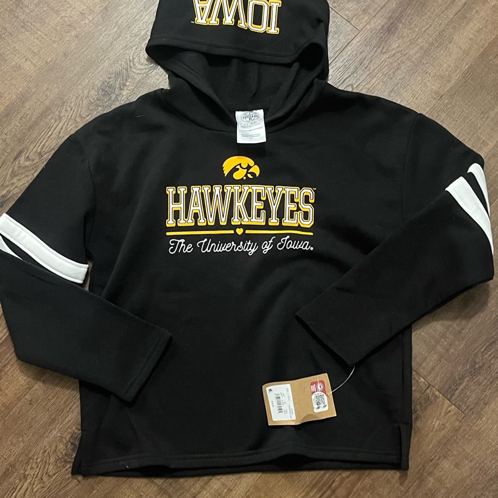 University of Iowa Hawkeyes Black Hoodie